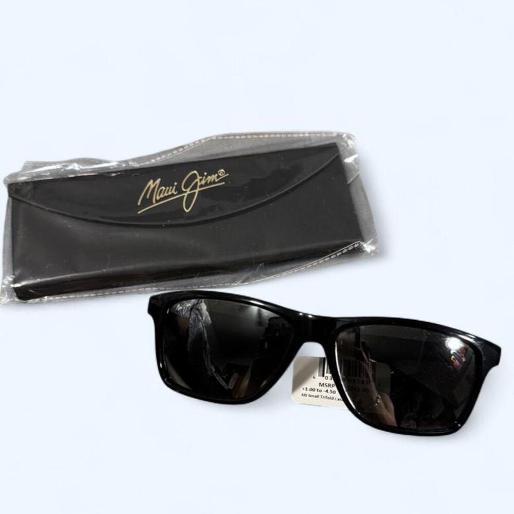 Brand New Maui Jim Men's Black Onshore Sunglasses